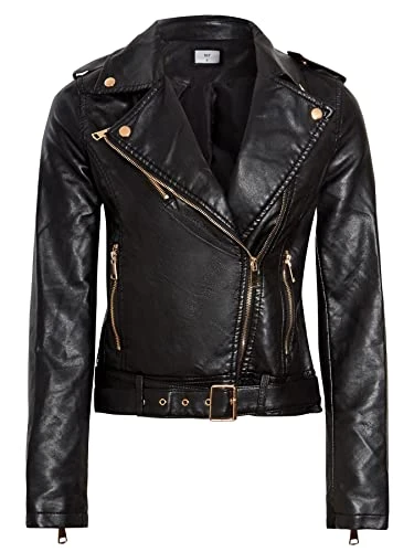 Womens Faux leather Biker Jacket