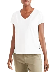 Women's Favorite V-Neck TEE T-Shirt, Lucent White, M Women's Favorite V-Neck TEE T-Shirt, Lucent White, M