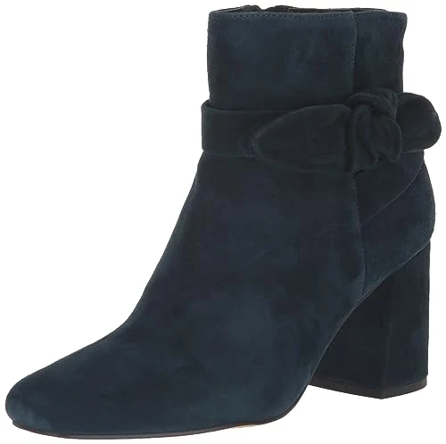 Women's Felicity Boots, Navy Suede Leather, 6 UK