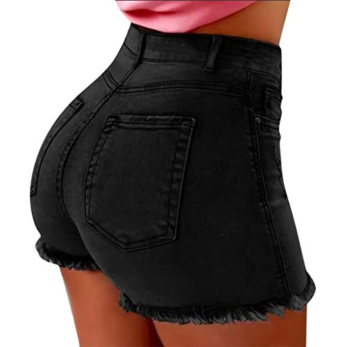 Women's Female Denim Short Jeans Wash Shorts Summer Pockets Women's Jeans Vest Girls Shorts Women's 