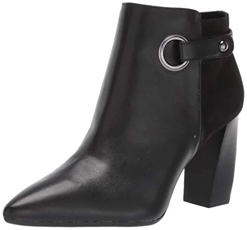 Women's Final Word Ankle Boot, Black Leather, 3 UK