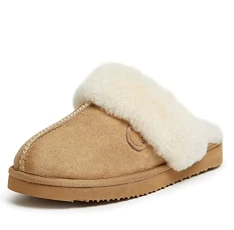 Women's Fireside Water Resistant Sydney Shearling Scuff Slipper, Sand, 4.5 UK Women's Fireside Water Resistant Sydney Shearling Scuff Slipper, Sand, 4.5 UK