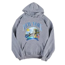 Womens Fleece Hoodie Jumpers Slim-Fit Pattern Crew Neck Sweatshirts Women Funny Barbecue Women's Long Sleeve Tops Grey Womens Fleece Hoodie Jumpers Slim-Fit Pattern Crew Neck Sweatshirts Women Funny Barbecue Women's Long Sleeve Tops Grey