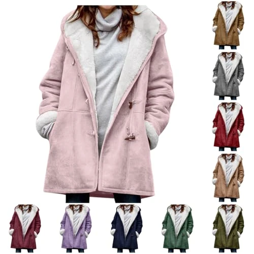 Womens Fleece Hoodies Women'S White Jacket Purple Coat Women Petite Coats For Women Uk Khaki Jacket Women Ladies Casual Jackets Womens Winter Coats Size 18 Teddy Fleece Jacket Women