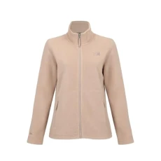 Womens Fleece Jacket Tan L Womens Fleece Jacket Tan L