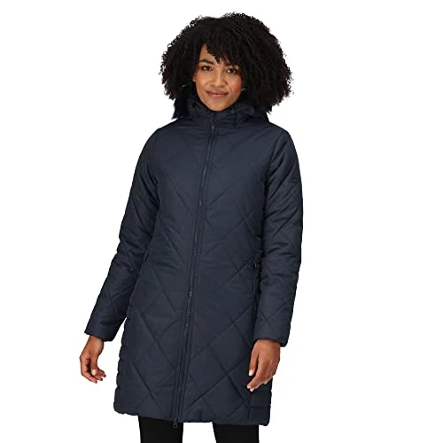 Women's Fritha Ii Baffled Quilted Jackets, Navy, 16 UK