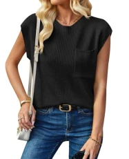 Womens Front Split Blouse Tops Round Neck Long Sleeve Wrap High Low Asymmetrical Irregular Hem Shirt Dress Black Womens Front Split Blouse Tops Round Neck Long Sleeve Wrap High Low Asymmetrical Irregular Hem Shirt Dress Black