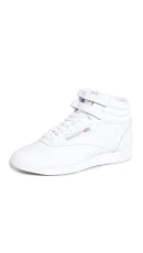 Women's F/S Hi Top Sneakers, White Intense White Silver, 5 UK