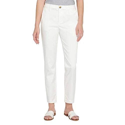 Women's Full Length Straight Leg Classic Stretch Twill Trouser, Costco, 6/28