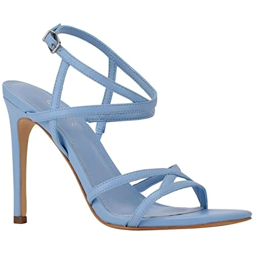 Women's Fumi Heeled Sandal, Light Blue, 5.5 UK