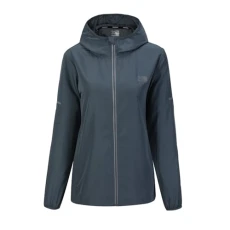 Womens Funnel Neck Run Jacket Stormy Blue S Womens Funnel Neck Run Jacket Stormy Blue S