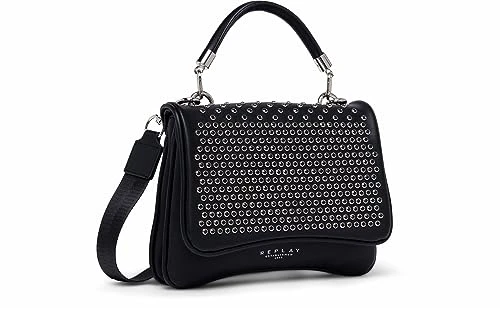 Women's Fw3552 Handbag, 098 Black, L 23,5 X H 19 X D 8 CM