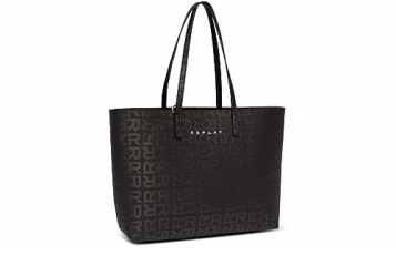 Women's Fw3553 Shoulder Bag, 1569 Black + Brown Cocoa, L 35 X H 27 X D12 CM