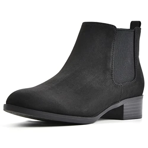 Women's Gabby Chelsea Boot, Black/Fabric, 7.5 UK