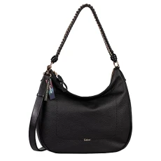Women's Gabor Dania Hobo Shoulder Bag Large Black, one Size