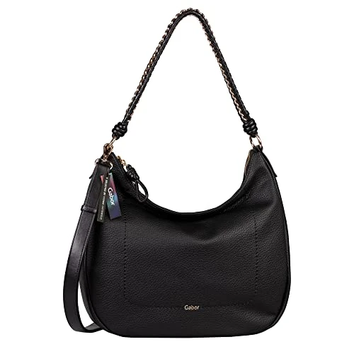 Women's Gabor Dania Hobo Shoulder Bag Large Black, one Size
