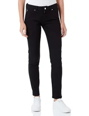 Women's Garment Dyed Skinny 5 Pocket Trousers Casual Pants, Black, 29 Women's Garment Dyed Skinny 5 Pocket Trousers Casual Pants, Black, 29