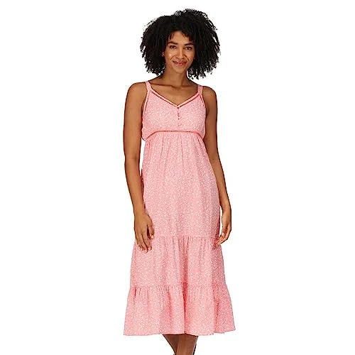 Women's Gazania Lightweight Dress Casual, Pink Bird Shell, UK 8