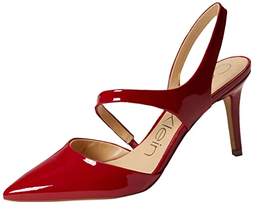 Women's Geena Pump, Red Patent 609, 5 UK