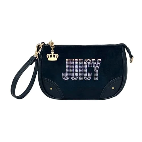 Women's Glitzed Out Convertible Wristlet, Liquorice, One Size