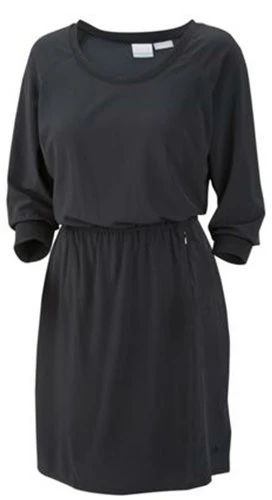 Women's Global Adventure Long Sleeve Dress, Black, X-Small
