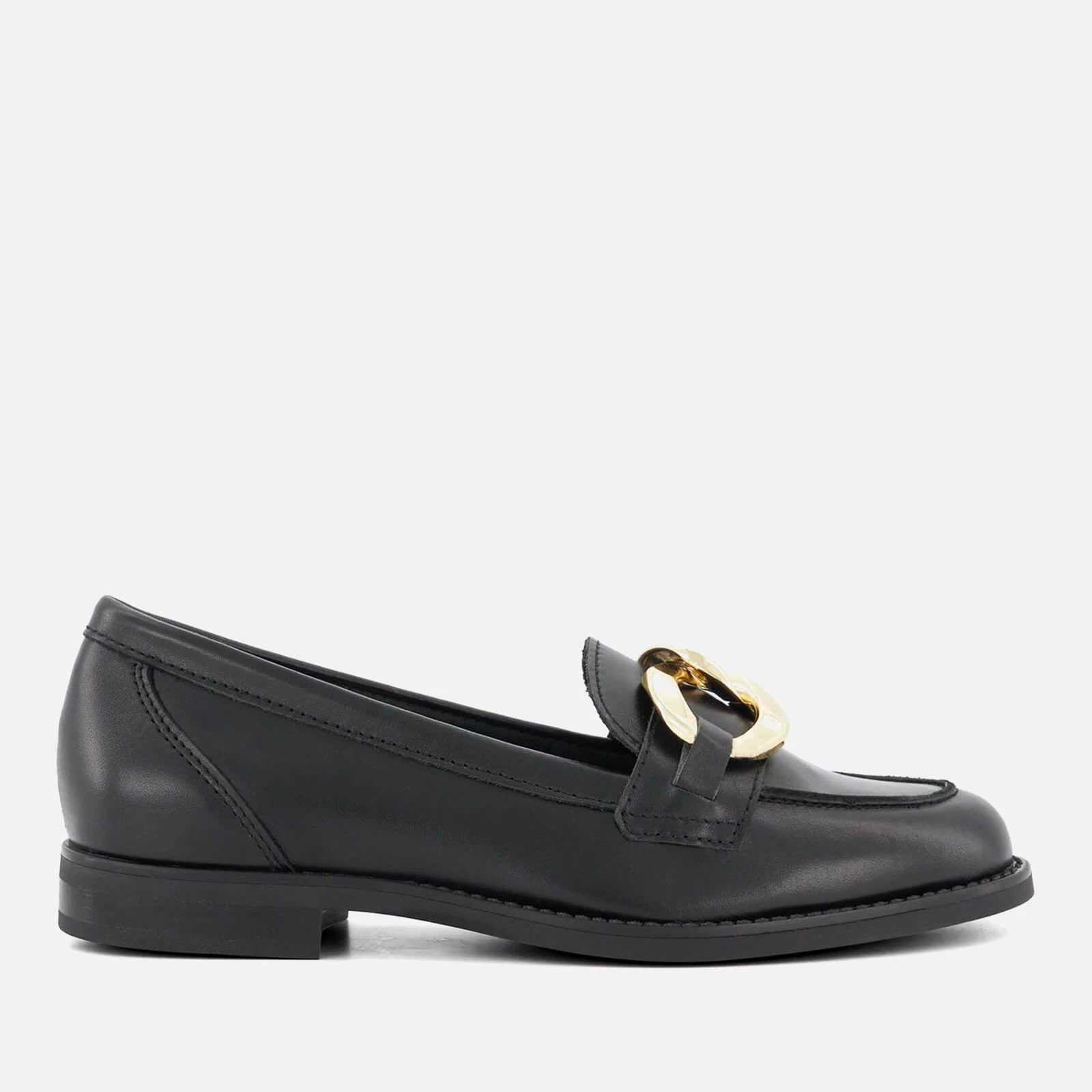 Womens Goddess Leather Loafers - UK - Black