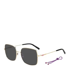 Womens Gold/Grey Sunglasses 56mm