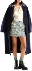 Women's Gonna 4O7XD0020 Skirt, Bianco, 38