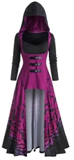 Womens Goth Asymmetrical Cardigan Dress Long Sleeve Hooded Longline Sweater Dreawstring High Low Cloak Dresses Vintage Wrap Patchwork Party Dress Pullover Womens Goth Asymmetrical Cardigan Dress Long Sleeve Hooded Longline Sweater Dreawstring High Low Cloak Dresses Vintage Wrap Patchwork Party Dress Pullover