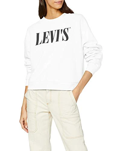 Women's Graphic Diana Crewneck Sweatshirt White (White) XS