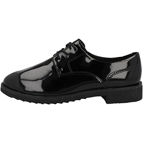 Women's Griffin Lane Derbys, Black Black Pat Black Pat, 3 UK