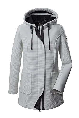 Women's Gw 28 Wmn Kntflc Jckt Casual Cardigan with Hood, Off-White, 38