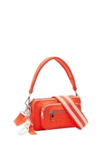 Women's half Logo 24 Camb ACCESSORIES PU ACROSS BODY BAG, orange, One size Women's half Logo 24 Camb ACCESSORIES PU ACROSS BODY BAG, orange, One size