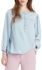 Women's Halsey 3/4 Sleeve WOVEN BLOUSES, Tech Tricks No Damage, M