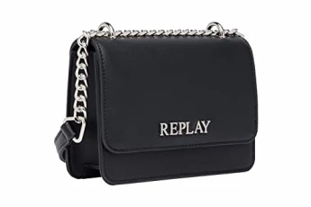 women's handbag made of faux leather, black (Black 098), one size