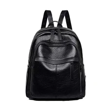 Women's Handbag Shoulder Casual Waterproof Travel School Bag Backpack Black