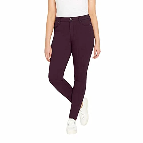 Women's Hanna High Rise Soft Stretch Skinny Pant (24/44, Dark Raisin)