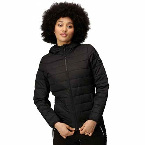 Womens Helfa Insulated Quilted Jacket - Black - 14