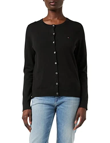 Women's Heritage Button-up Cardigan Cardigan, Black (Masters 017), (Manufacturer size: XX-Small)