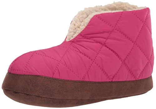 Women's Heritage Warm Up Bootie Slipper, Sangria, M