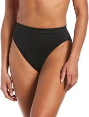 Women's High Waist Bottom Bikini, Womens, NESSB347-001, Black, M Women's High Waist Bottom Bikini, Womens, NESSB347-001, Black, M
