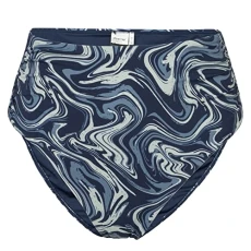 Womens High Waisted Bottom Green Marble M