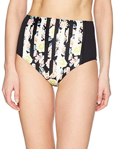 Women's Highwaisted Bikini, Enoshima Print Bottom, Small