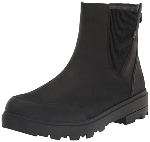 Womens Holly Chelsea Leather Boot Rain, Black, 7.5 UK