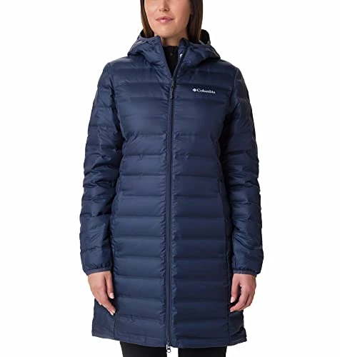 Women's Hooded Puffer Down Jacket, Nocturnal, L