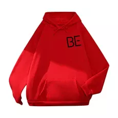 Women's Hoodie Sweat Jacket Pullover Hoodie Daily Loose Blouses Tops for Women Women's Hoodie Hoodie Long Sleeve Sweatshirt, red, L