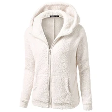 Women’s Hoodies Oversized Teddy Fleece Autumn Winter Sweatshirts Fall Full Zip Up Coats with Hooded Long Sleeve Warm Outwear Ladies Fuzzy Solid Tops with Pockets(A3-White,3XL) Women’s Hoodies Oversized Teddy Fleece Autumn Winter Sweatshirts Fall Full Zip Up Coats with Hooded Long Sleeve Warm Outwear Ladies Fuzzy Solid Tops with Pockets(A3-White,3XL)