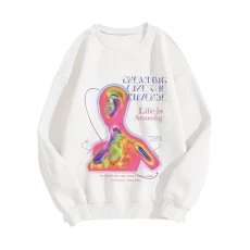 Women's Hoodies & Sweatshirts Christmas Tshirts Women Plus Size Jumpers for Women Vintage Clothes Bomber Jacket Women Mens Oversized Hoodie Thermal Vests Overcoat for Women (White, S) Women's Hoodies & Sweatshirts Christmas Tshirts Women Plus Size Jumpers for Women Vintage Clothes Bomber Jacket Women Mens Oversized Hoodie Thermal Vests Overcoat for Women (White, S)