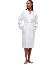 Women's Hotel Karl Waffle Bathrobe White M