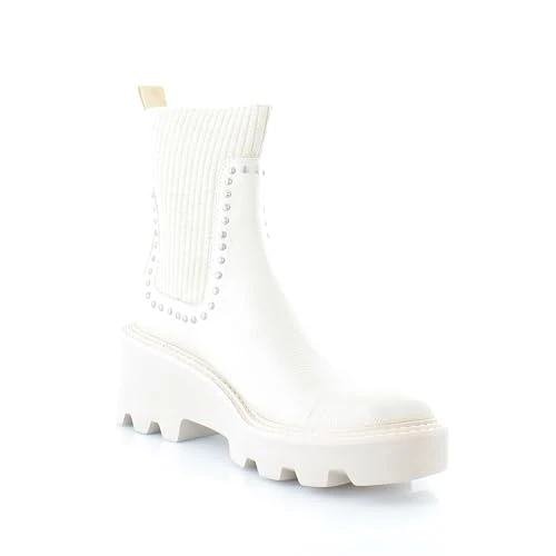 Women's Hoven Stud Fashion Boot, Ivory Leather H2o, 7.5 UK